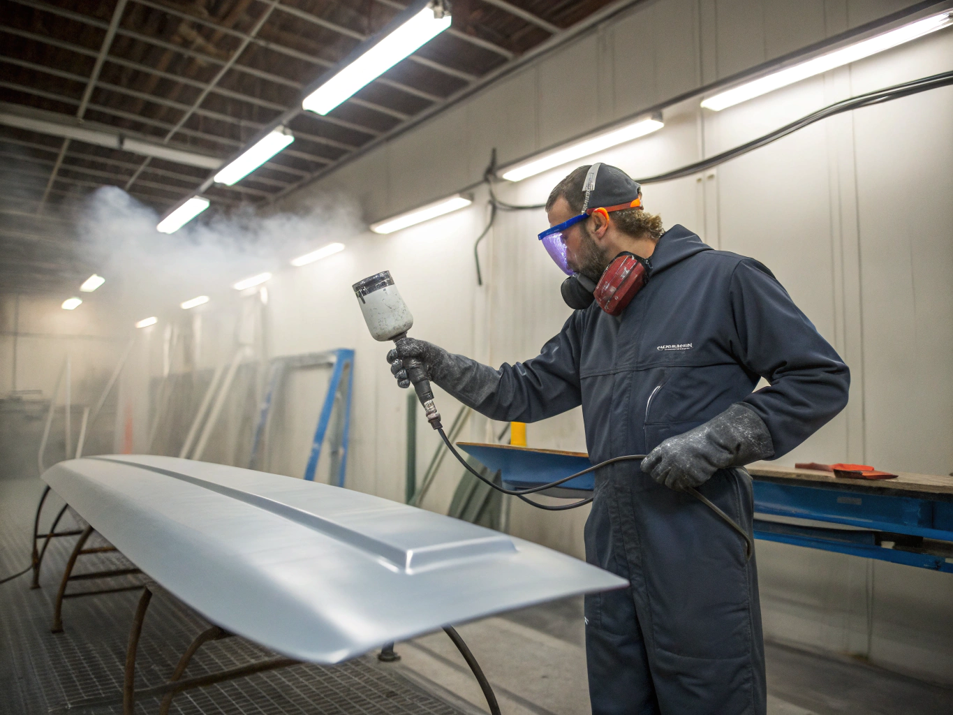 Professional Cerakote application in a controlled spray booth